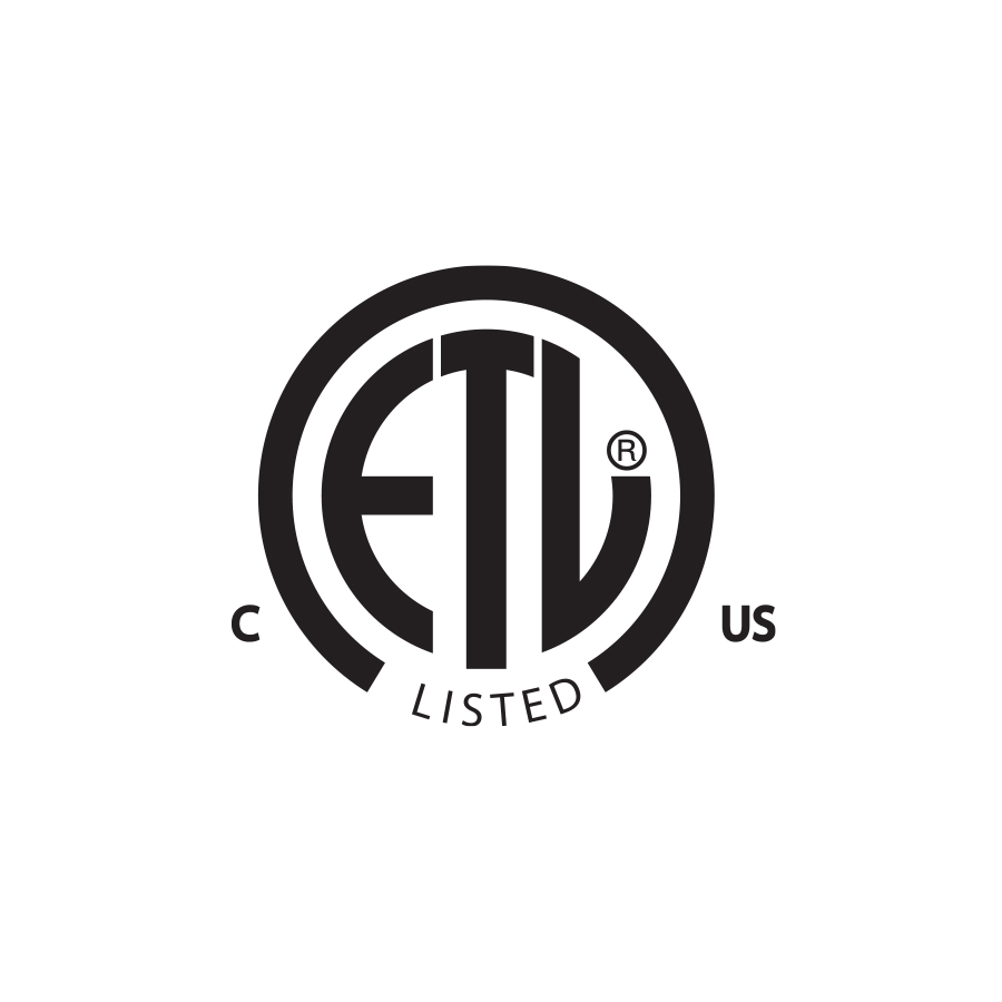 Letters ETL in a circle, graphic created by Industrial Nameplate